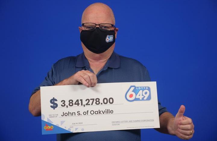 Ontario lottery winner John Sirman