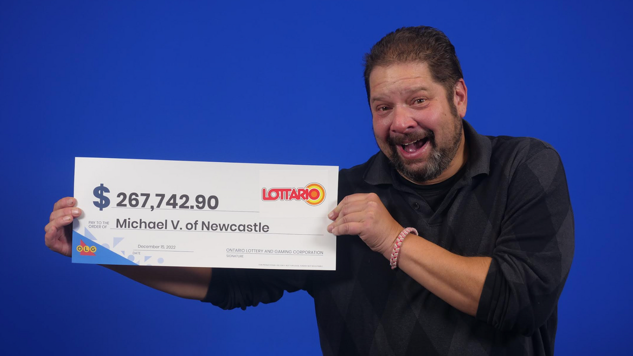 Ontario lottery winner, Michael Vanderteems.