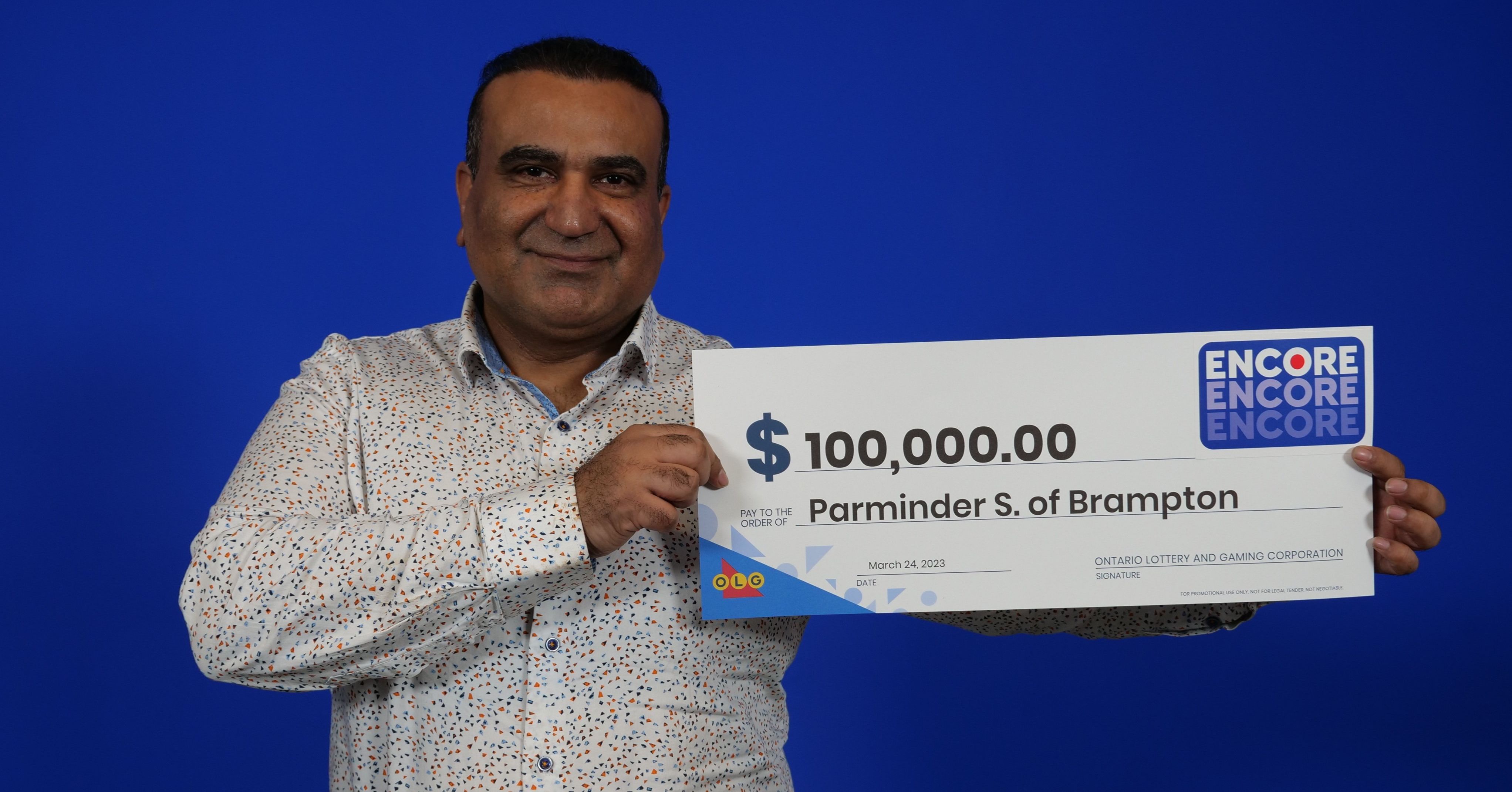 Ontario lottery winner, Paraminder Sidhu.
