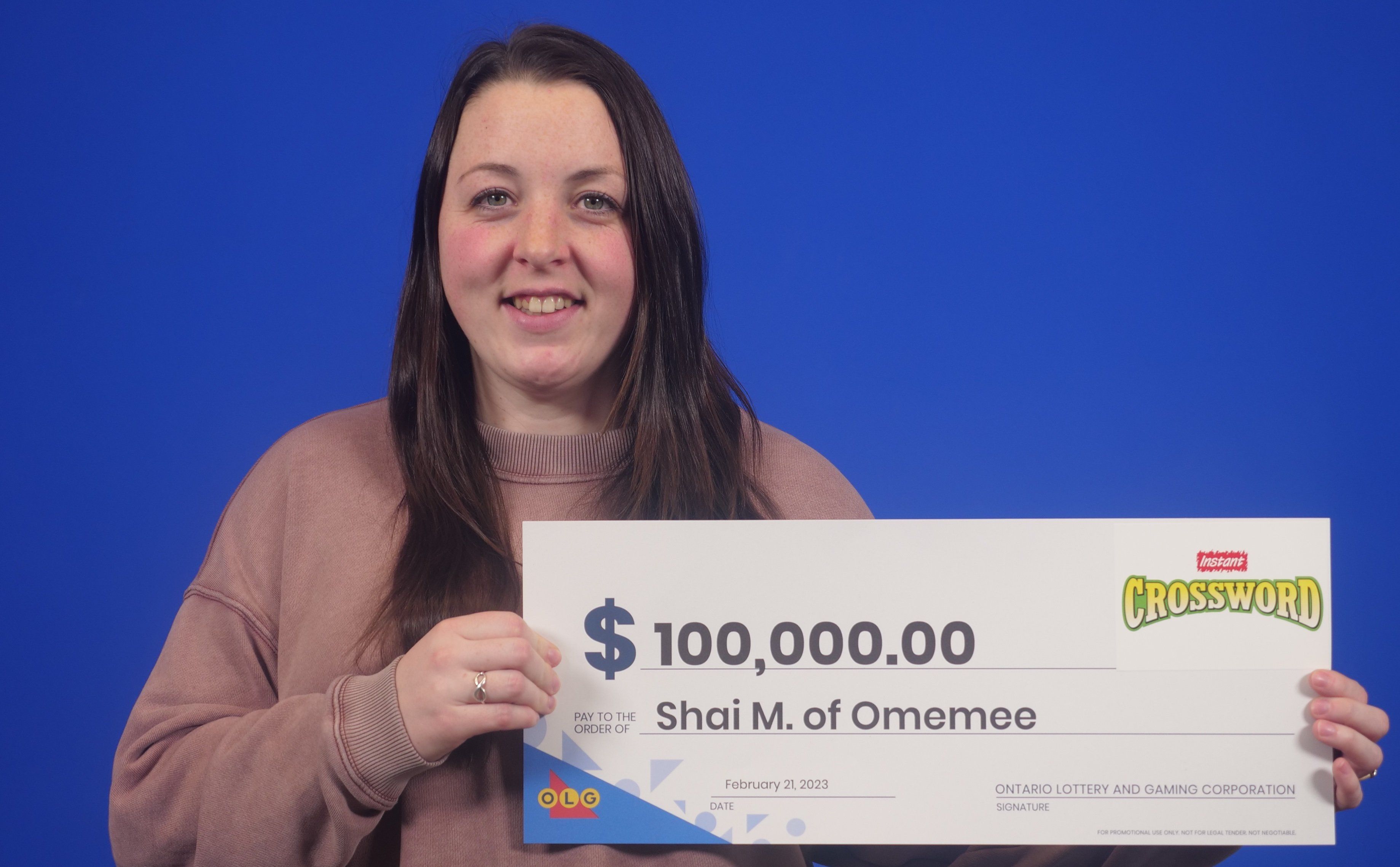 Ontario lottery winner, Shai Minaker