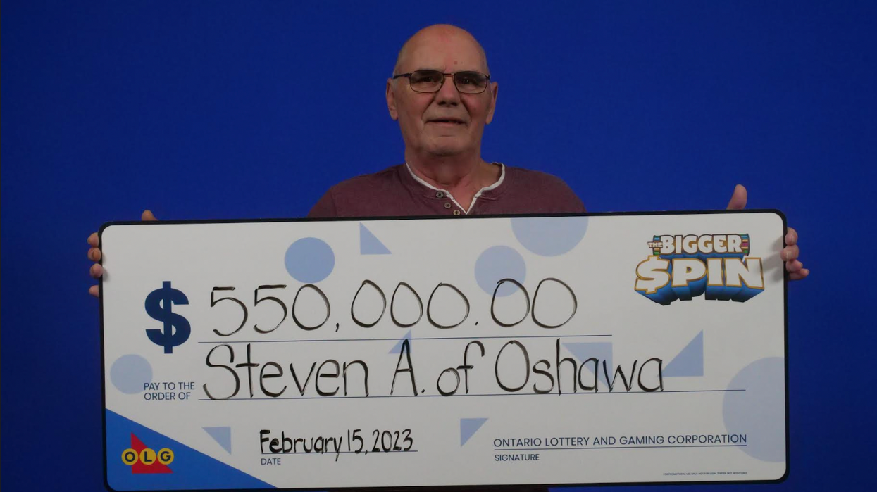 Ontario lottery winner Steven Antal.