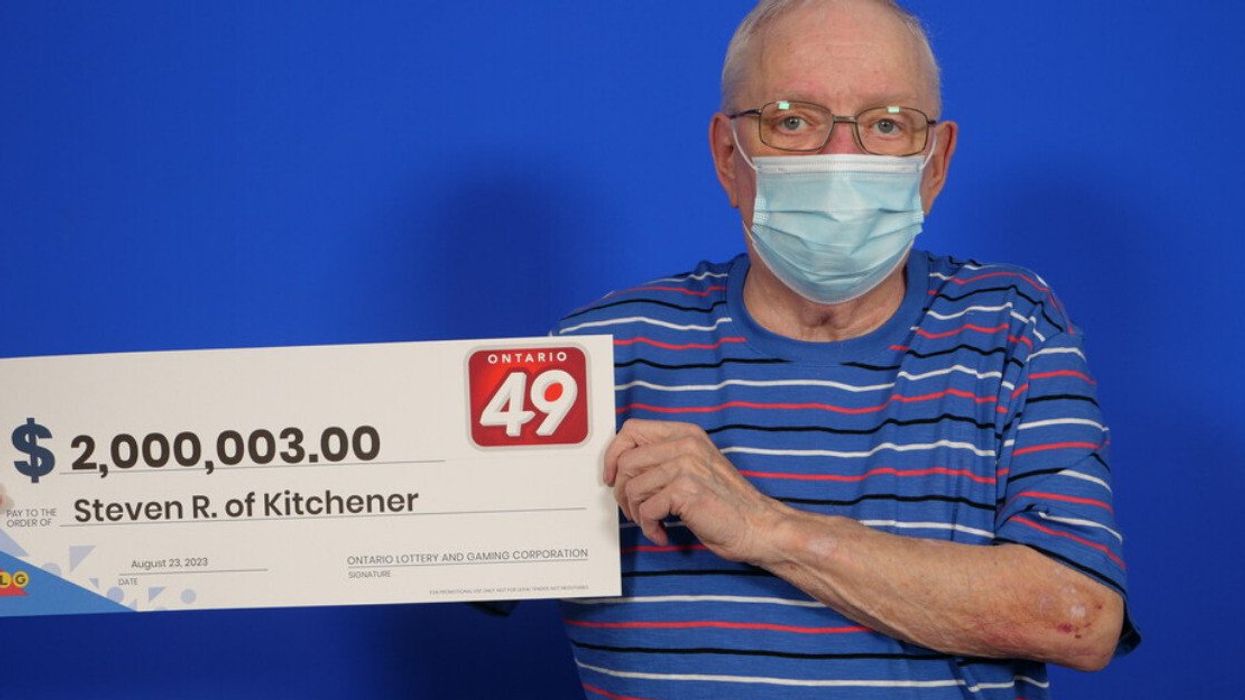 Ontario lottery winner, Steven Remias