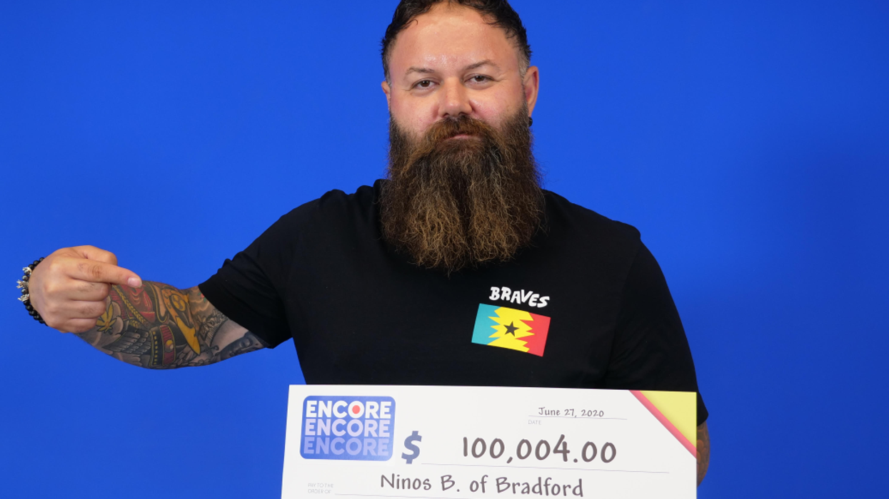 Ontario Lottery Winner Thought He Won $100 And Then Saw 3 More Zeroes On His Cheque