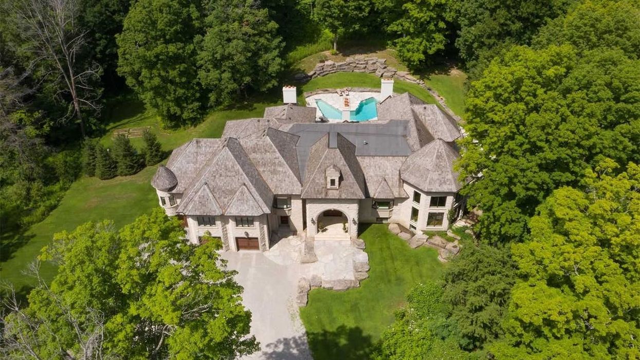 Ontario Mansion For Sale Comes With A Massive Pond In The Backyard