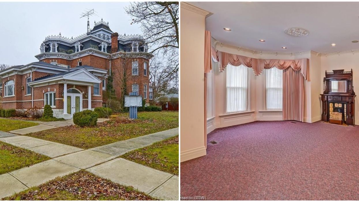 Ontario Mansion For Sale Is Amazingly Under $600K & Has Over 20 Rooms