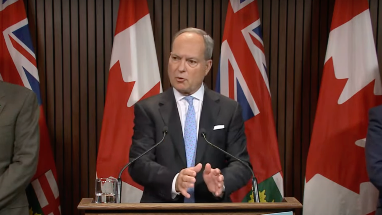 Ontario Minister of Finance Peter Bethlenfalvy announcing the new plans with the 2022 budget.