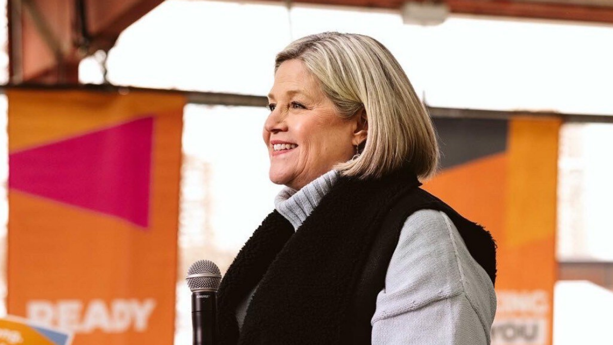 Ontario NDP leader Andrea Horwath on April 3.
