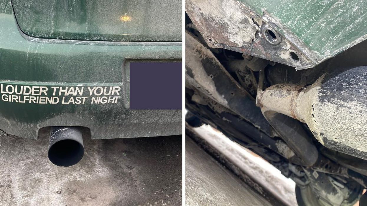 Ontario Police Stop Illegal Vehicle After Being Tipped Off By Its Naughty Bumper Sticker