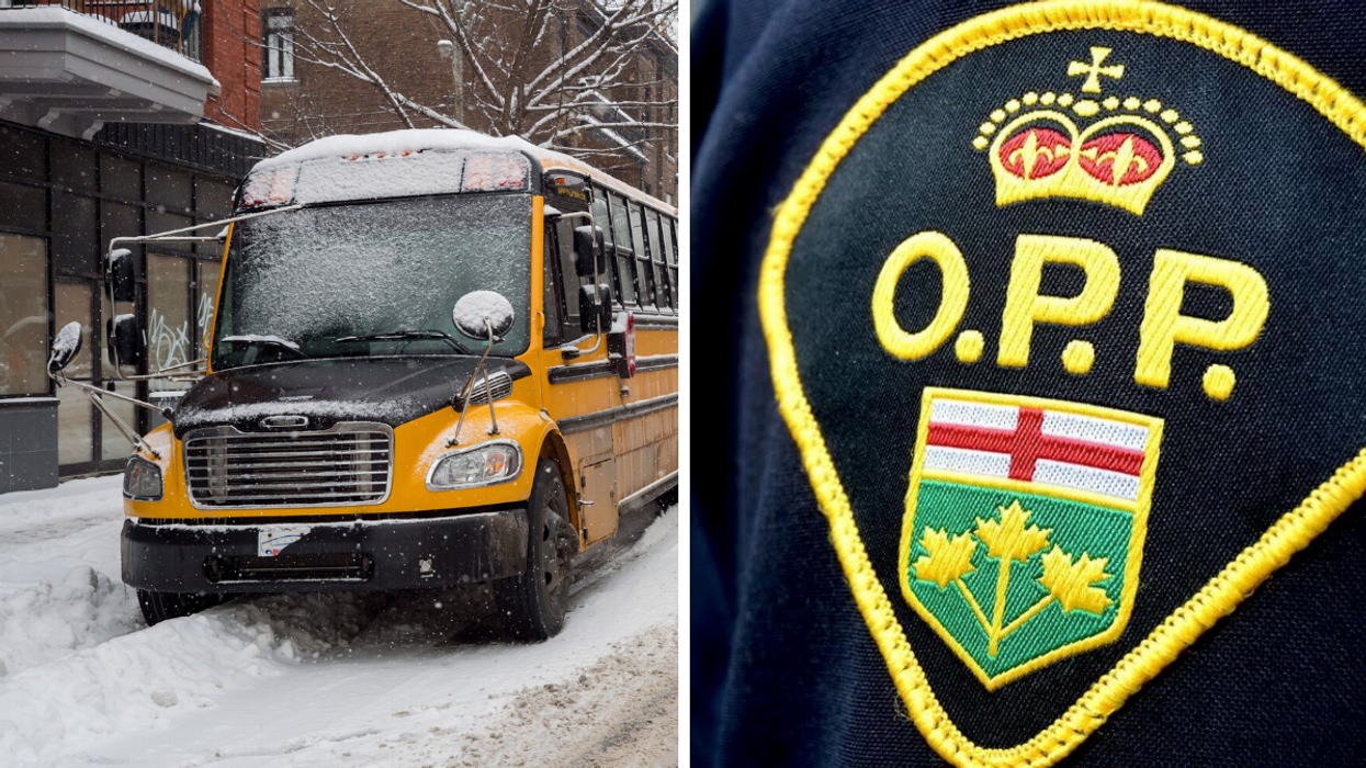 Ontario Police Warn Drivers About The Huge Fines For Ignoring Rules Around School Buses