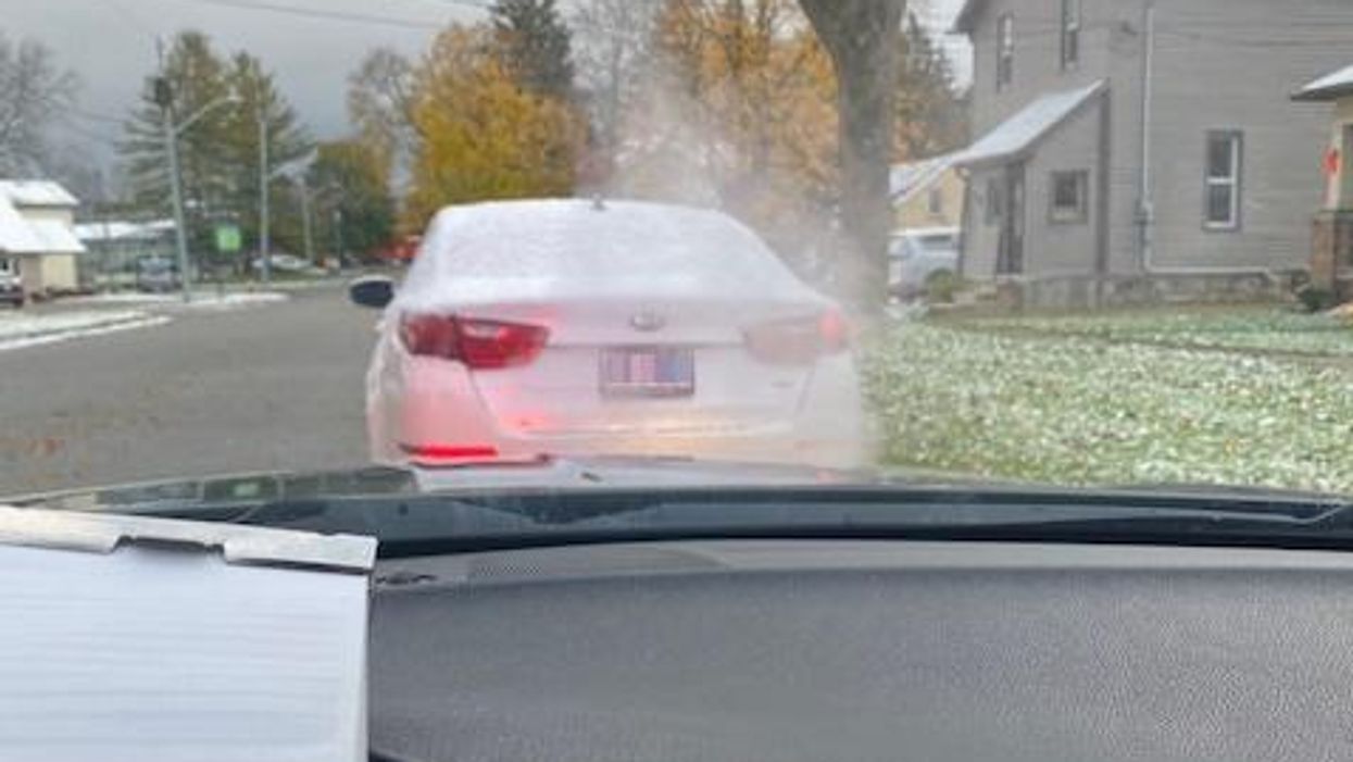 Ontario Police Warn That Not Clearing Snow Off Your Windshield Can Land You A Huge Fine