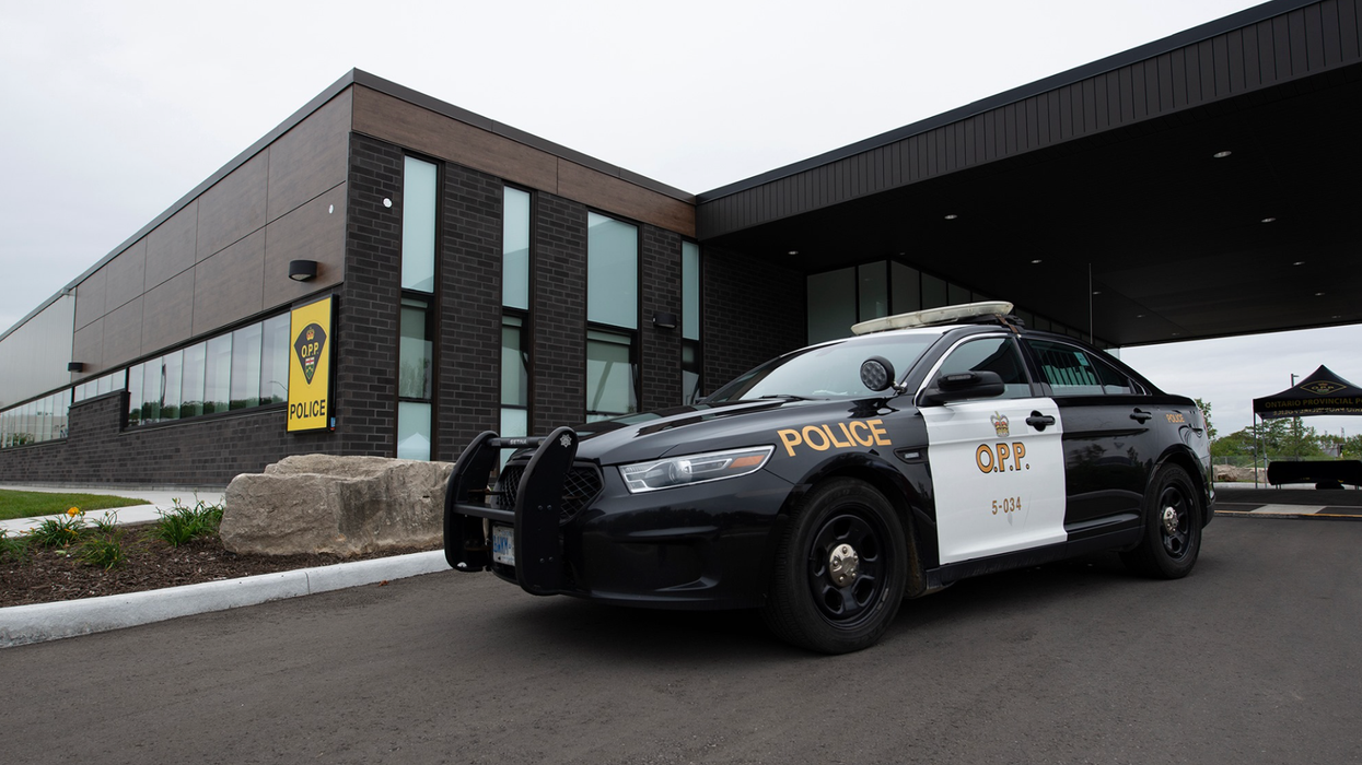 Ontario Provincial Police car.