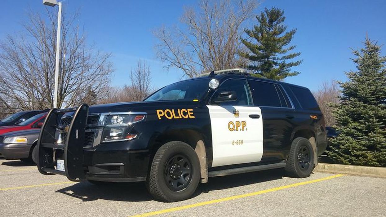 Ontario Provincial Police vehicle.