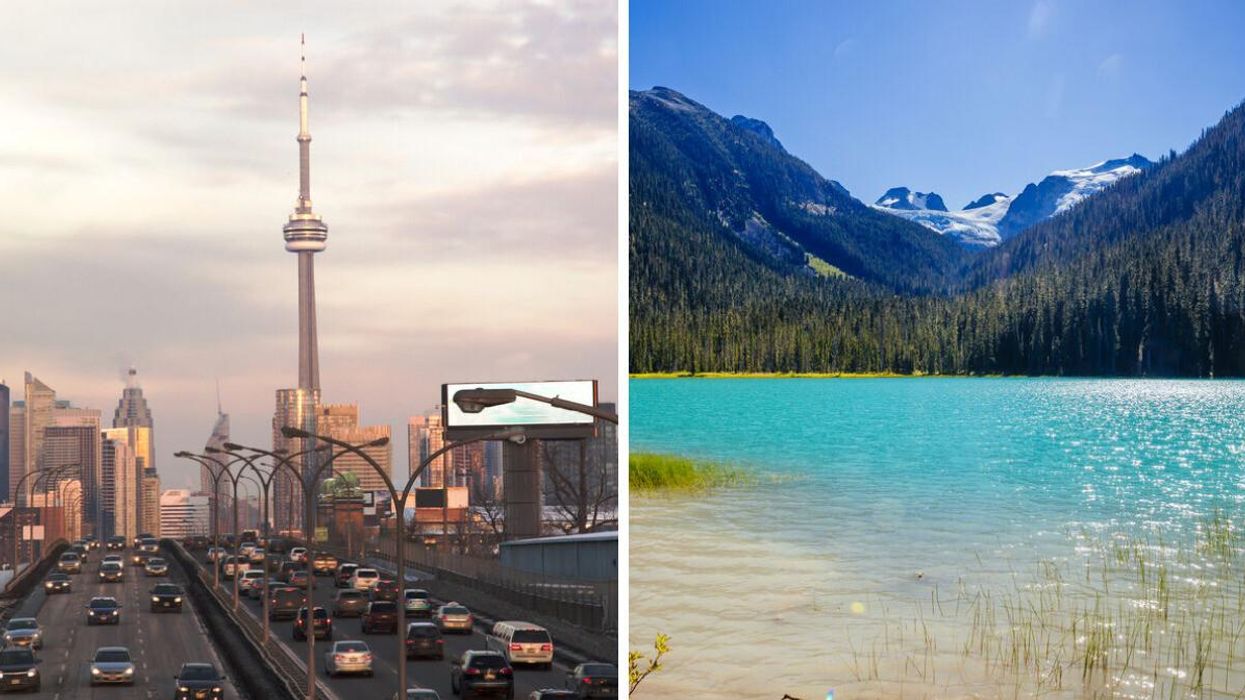 Ontario. Right: British Columbia.