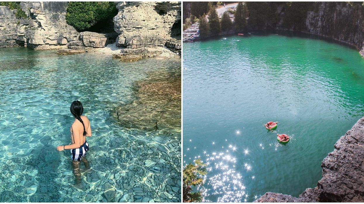 Ontario's Blue Swimming Spots Are The Perfect Warm Weather Oases