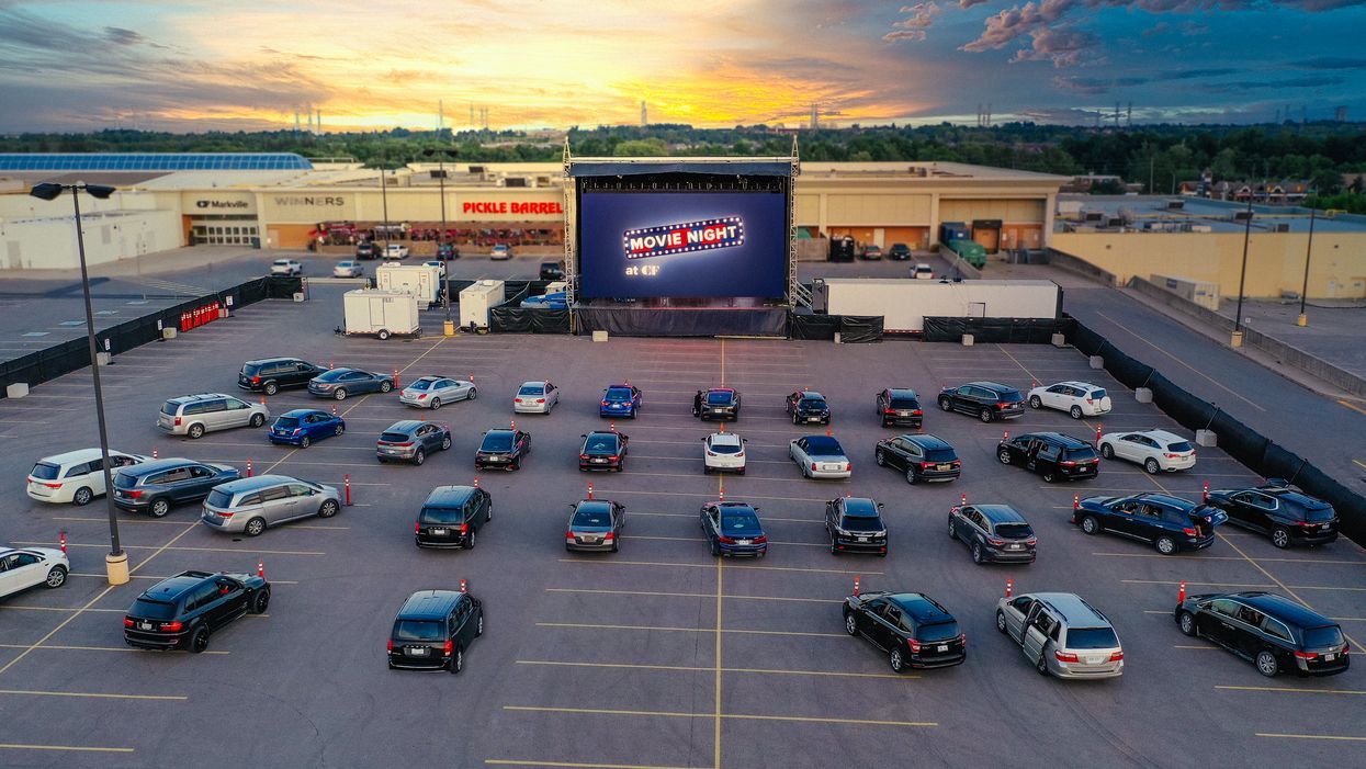 Ontario's CF Mall Drive-In Transformed The Parking Lot Into A Theatre
