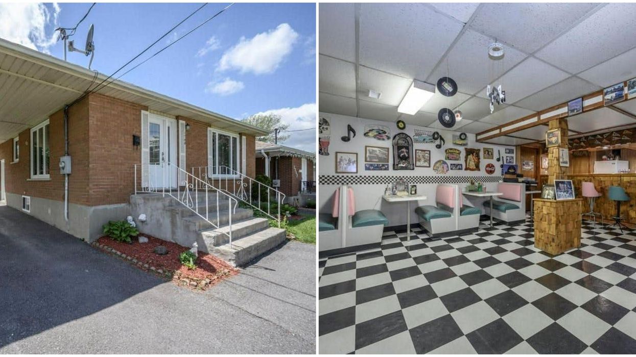 Ontario's Cheap Home For Sale Comes With A '50s Style Diner (PHOTOS)