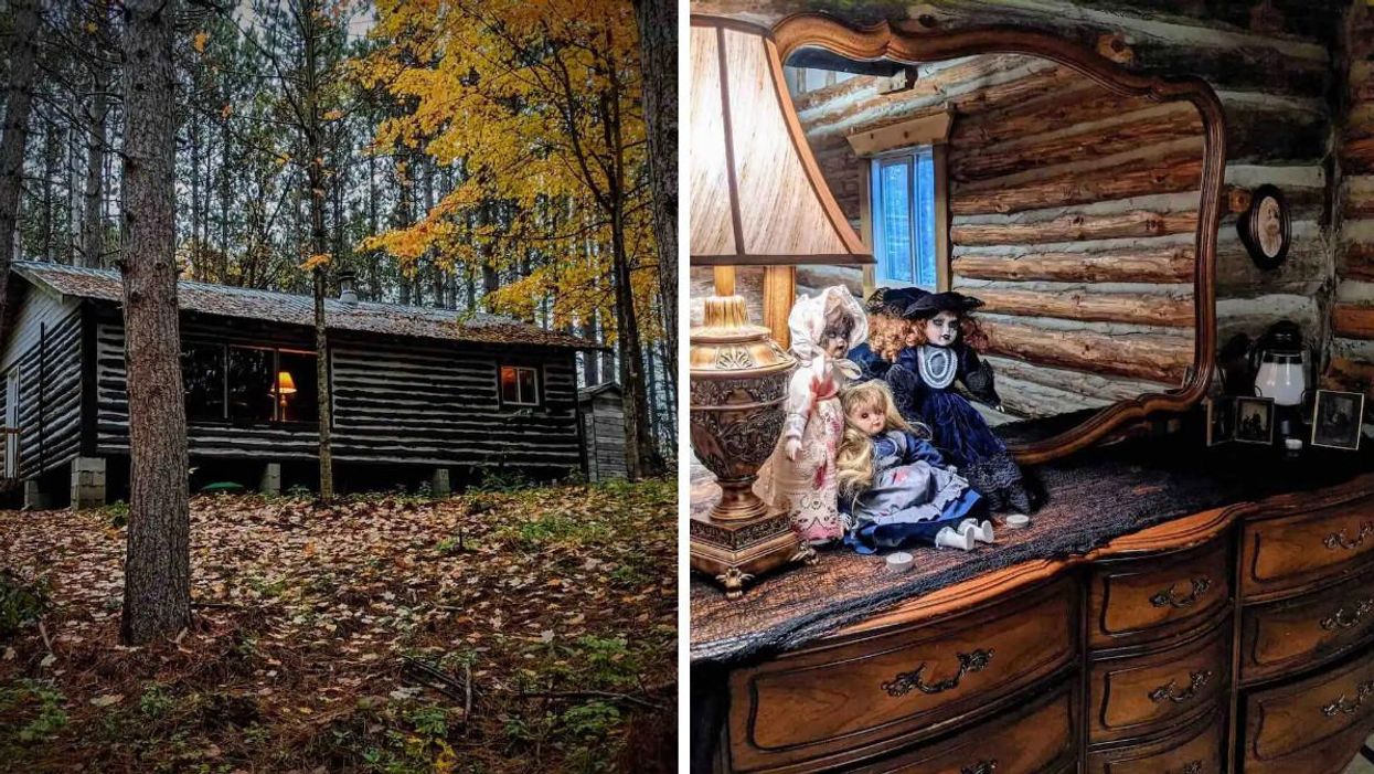Ontario's 'Dead & Breakfast' Airbnb Is Hidden In A Dark Forest & Comes With Creepy Dolls