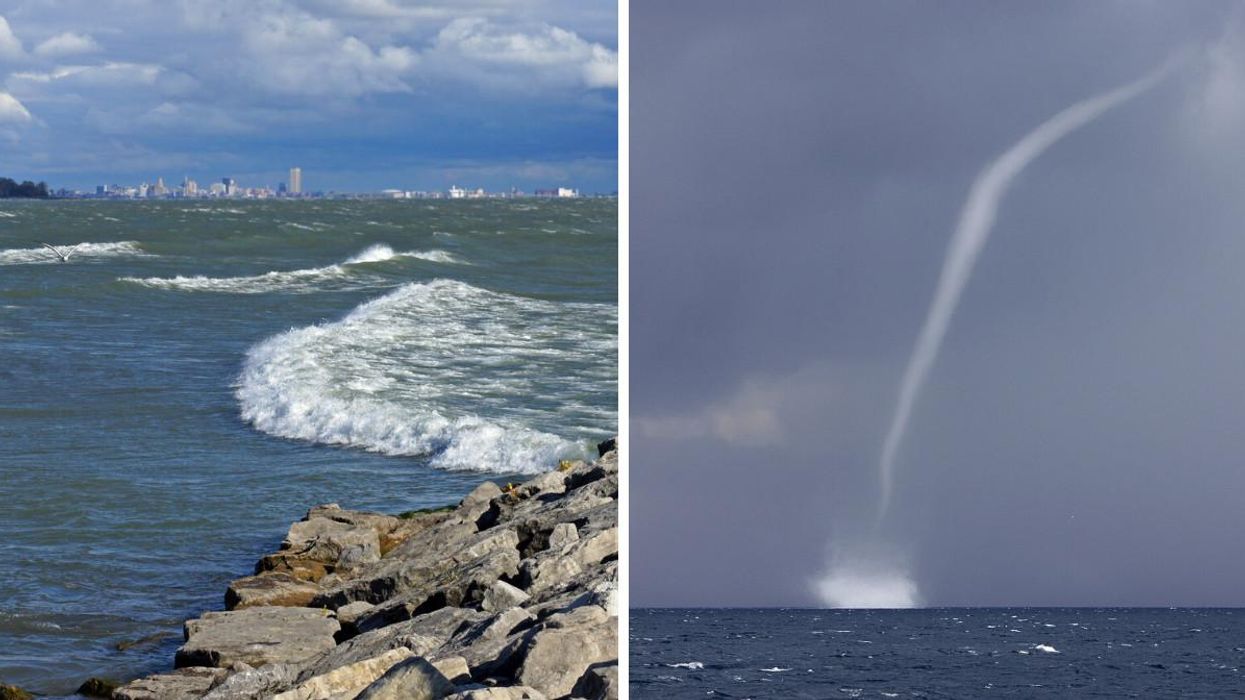 Ontario's Great Lakes Are Abnormally Warm This Season & Waterspouts Are Being Spotted