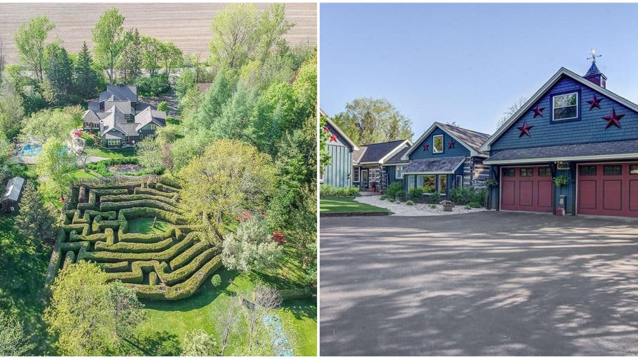 Ontario's Maze Home For Sale Lets You Get Lost In Your Own Backyard