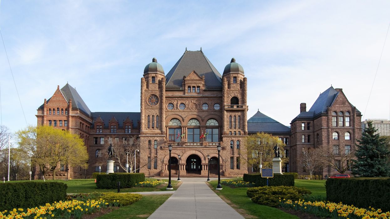 ontario's parliament building in toronto