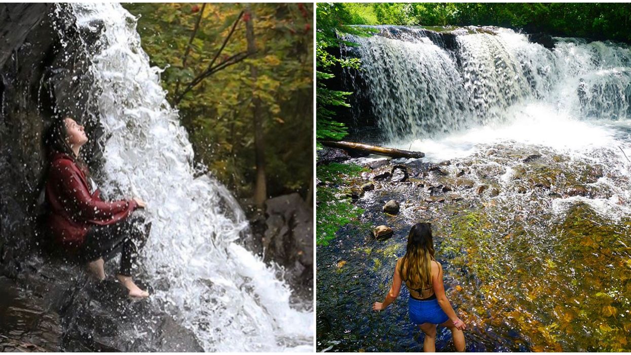 Ontario's Raleigh Falls Is Hidden In A Lush Forest With A Perfect Picnic Spot