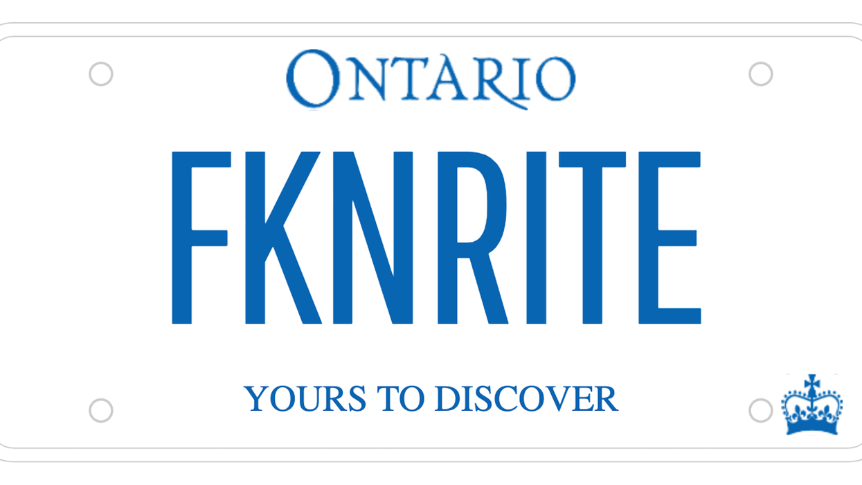 Ontario's Rejected Licence Plates From 2021 Were Just Revealed & 'FKNRITE' It's Jokes