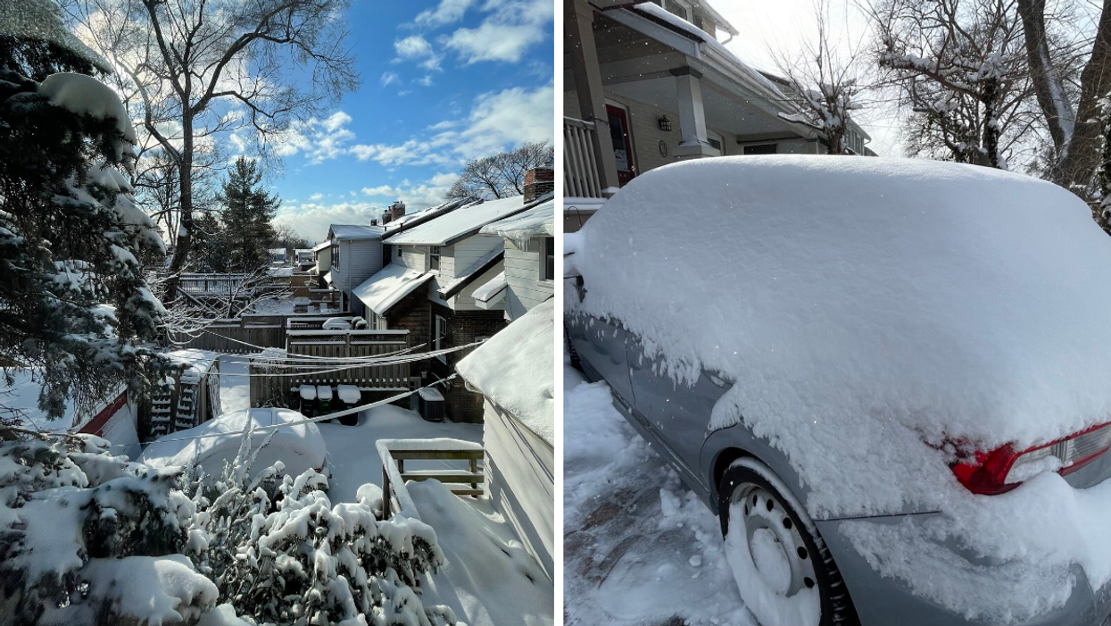 Ontario's Snowstorm Has Buried Some Cities & It's Still Falling (PHOTOS)