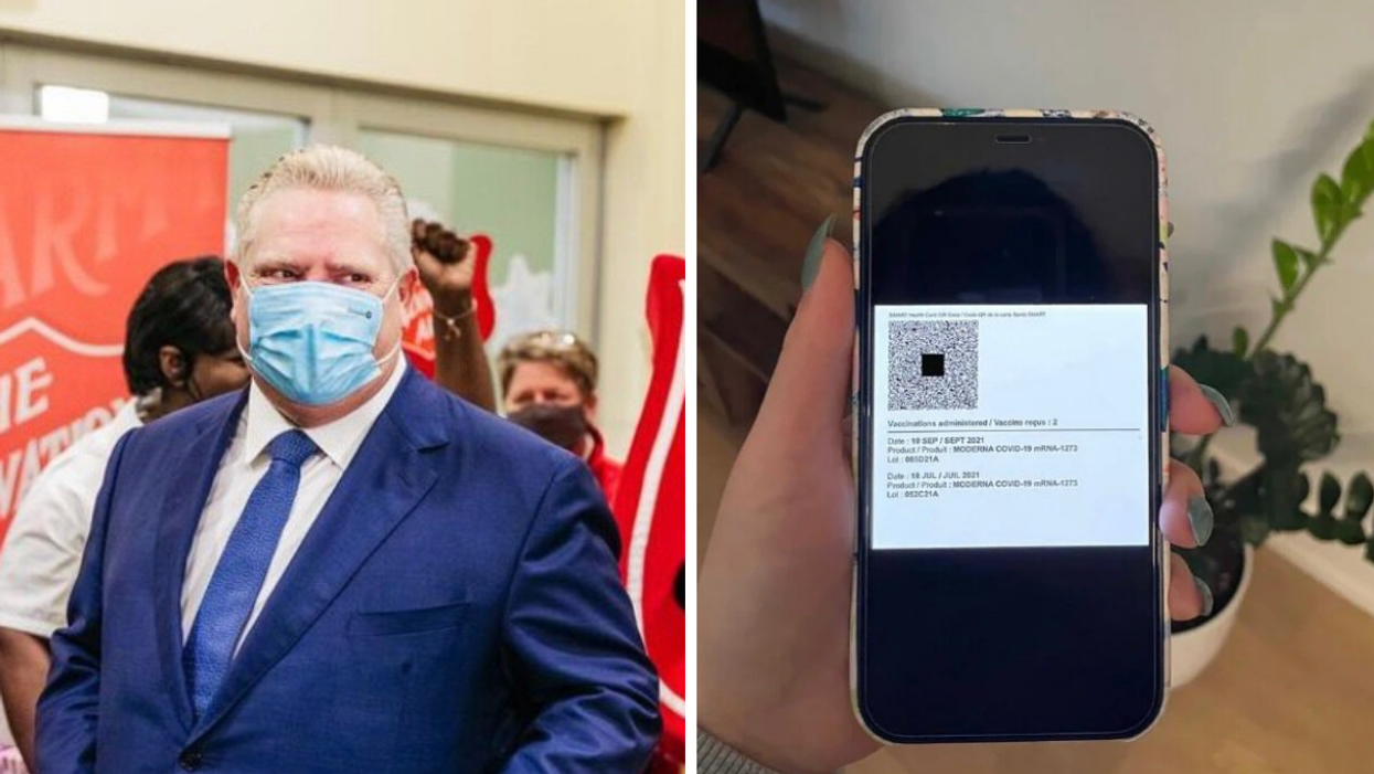 Ontario's Vaccine QR Codes Are Required Starting Next Week & Here's What You Need To Know