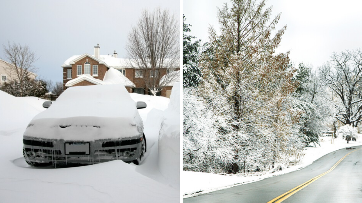 Ontario's Weather Forecast Calls For Bone-Chilling Cold & 20 cm Of Snow In Some Areas Today