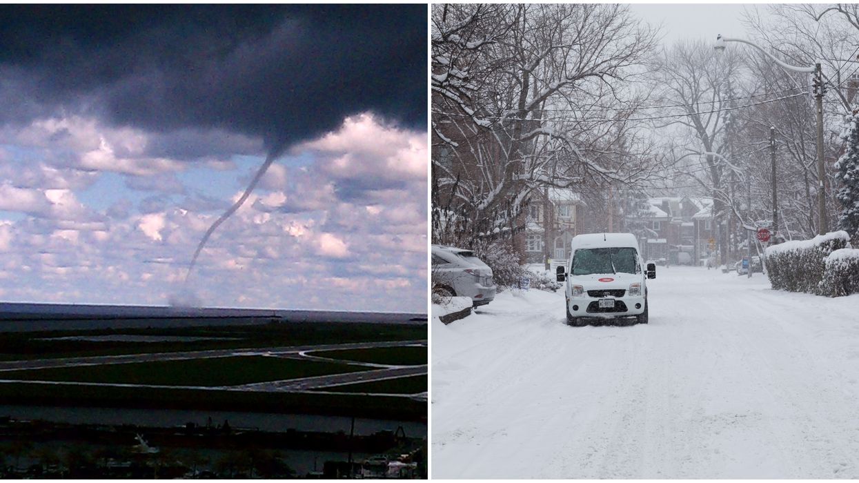 Ontario's Weather Forecast Is Predicting Thunderstorms & Snow This Week