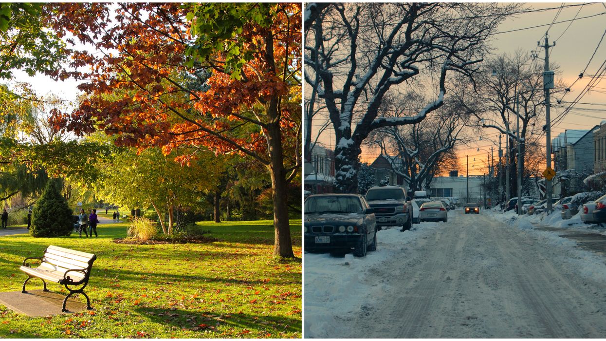 Ontario's Weather Forecast Will Get One Last Warm Streak Before Getting 15cm Of Snow