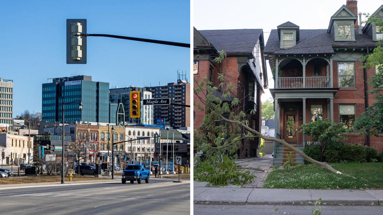 Ontario's Weather Is So Windy Today That Several Power Outage Warnings Have Been Issued