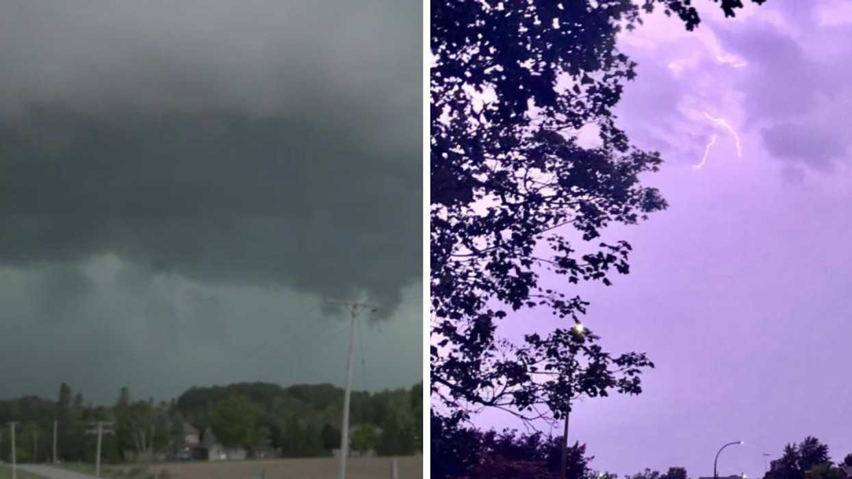 Ontario Storm Created So Much Chaotic Weather Last Night & The Photos Are Unreal