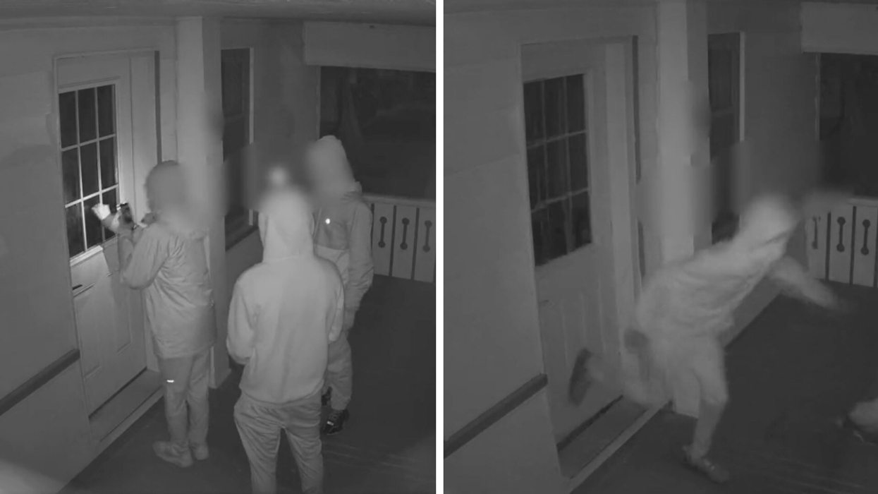 Ontario Teens Kick Down Someone's Front Door For A Social Media Challenge