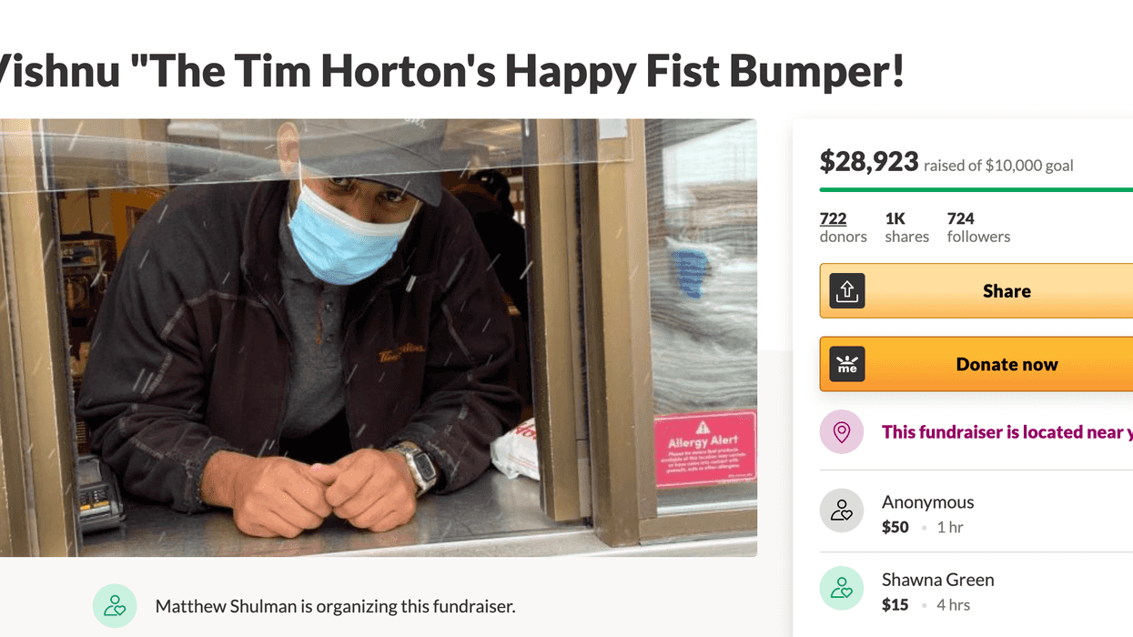 Ontario Tim Hortons Worker Got $28k From His Community For His Hard Working Smile