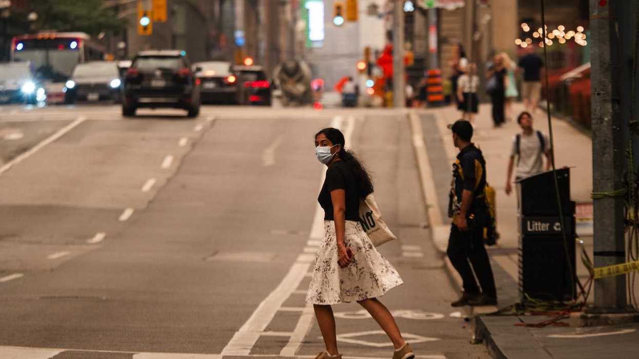 Ontario wildfire smoke forcing people indoors