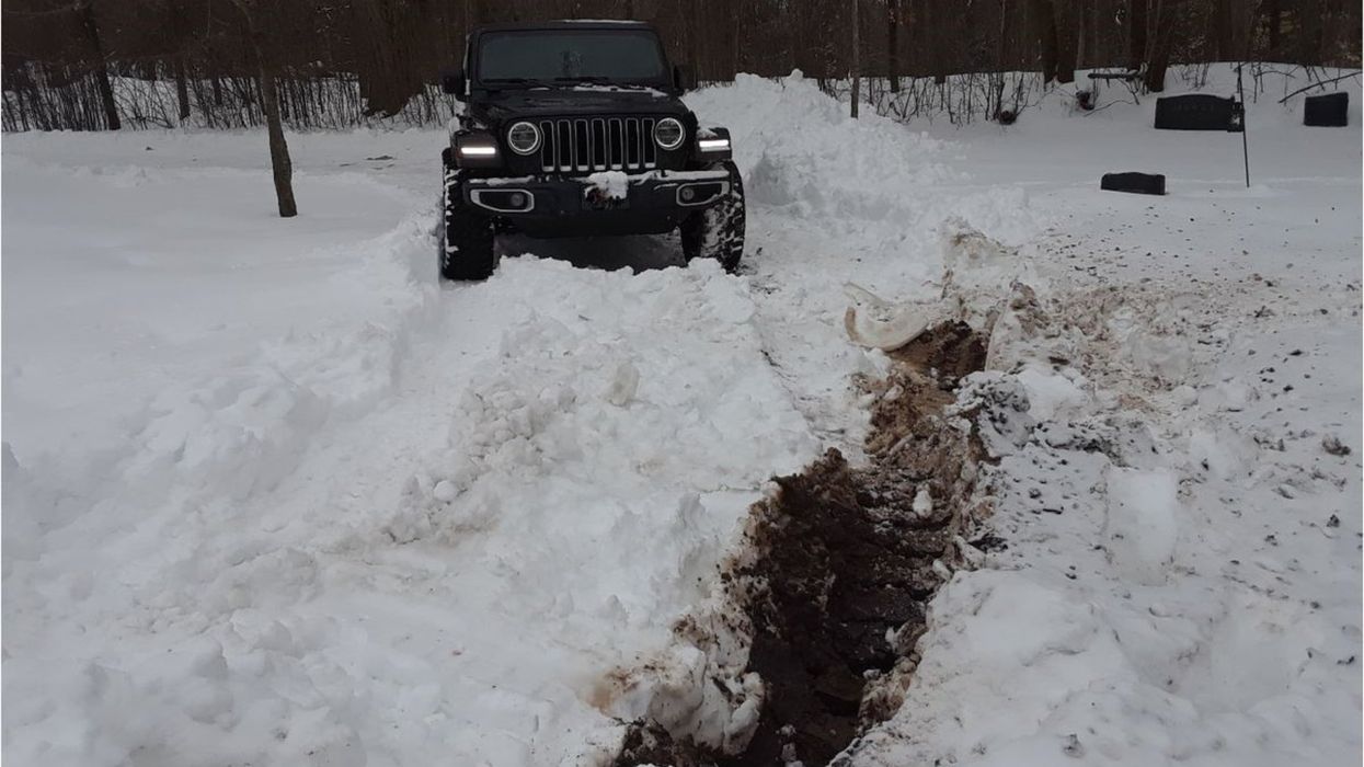 OPP Caution Drivers After Brampton Man Gets Stuck Off-Roading Through A Cemetary