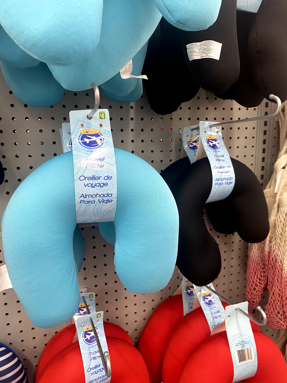 Oreiller de voyage.