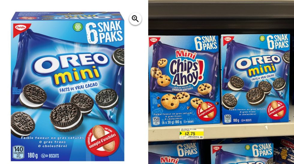 Oreo Snak Pak Biscuits.