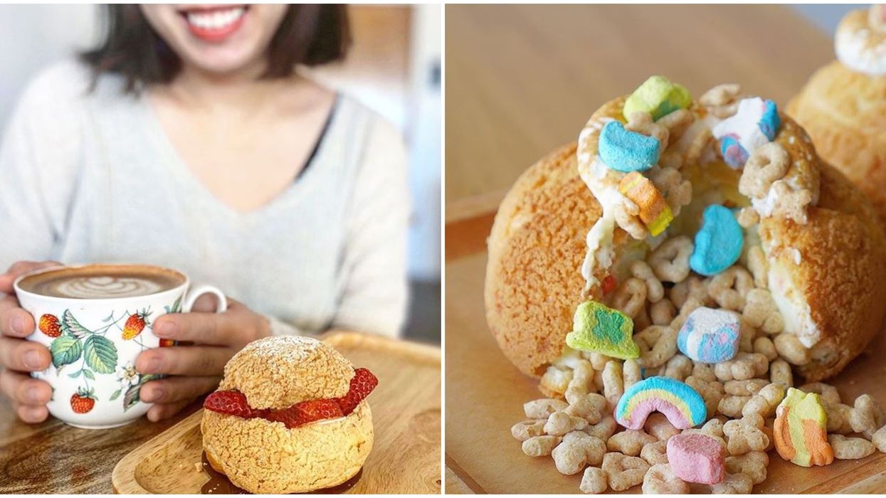 Orlando bakery café Light On The Sugar Has Delicious Cereal Stuffed Cream Puffs