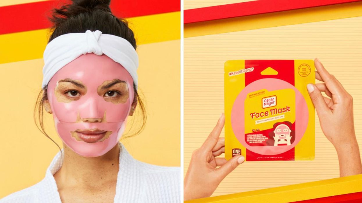 Oscar Mayer Just Launched A 'Bologna' Face Mask & You Probably Shouldn't Try To Eat It