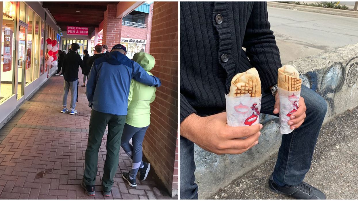 Osmow's National Shawarma Day Had People Waiting In Lines Outside For Hours