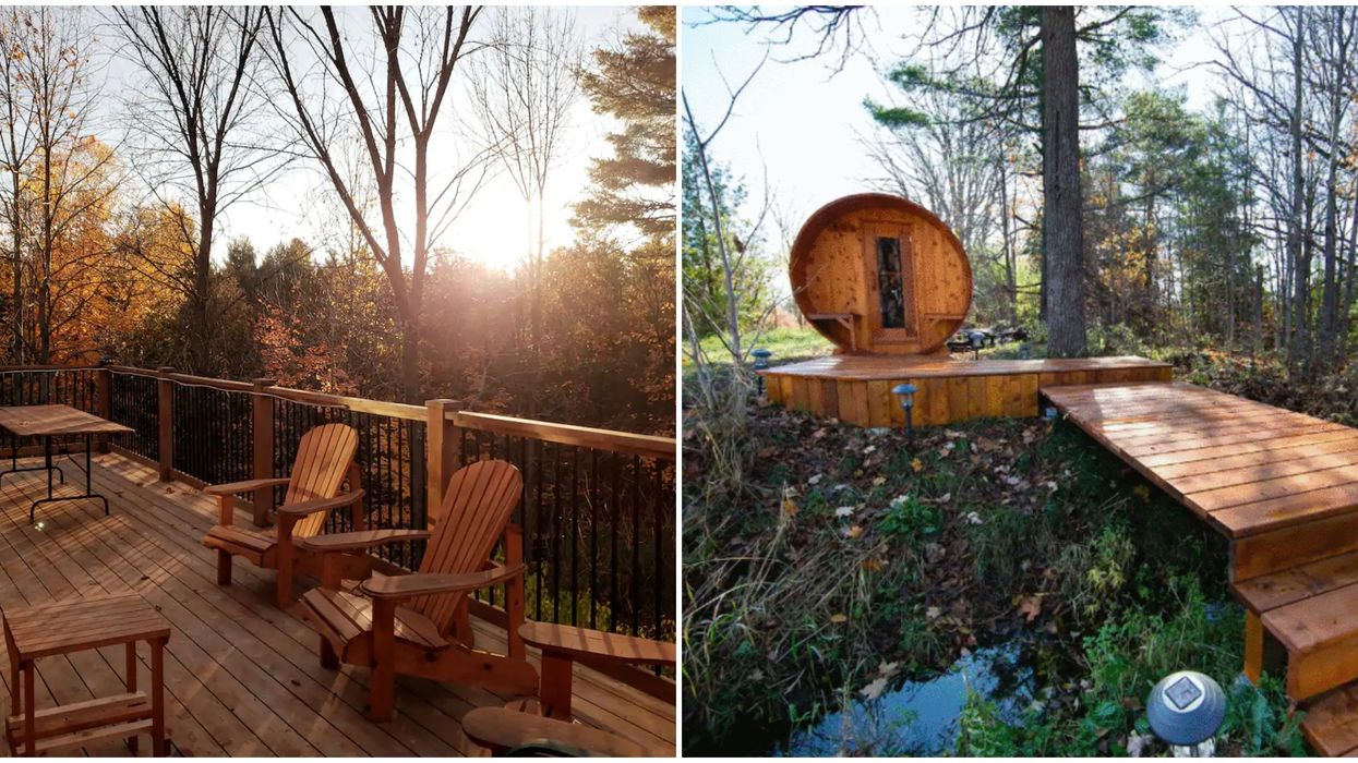 Ottawa : Ce airbnb à 2h30 de Montréal est LE «spa privé» à louer cet automne