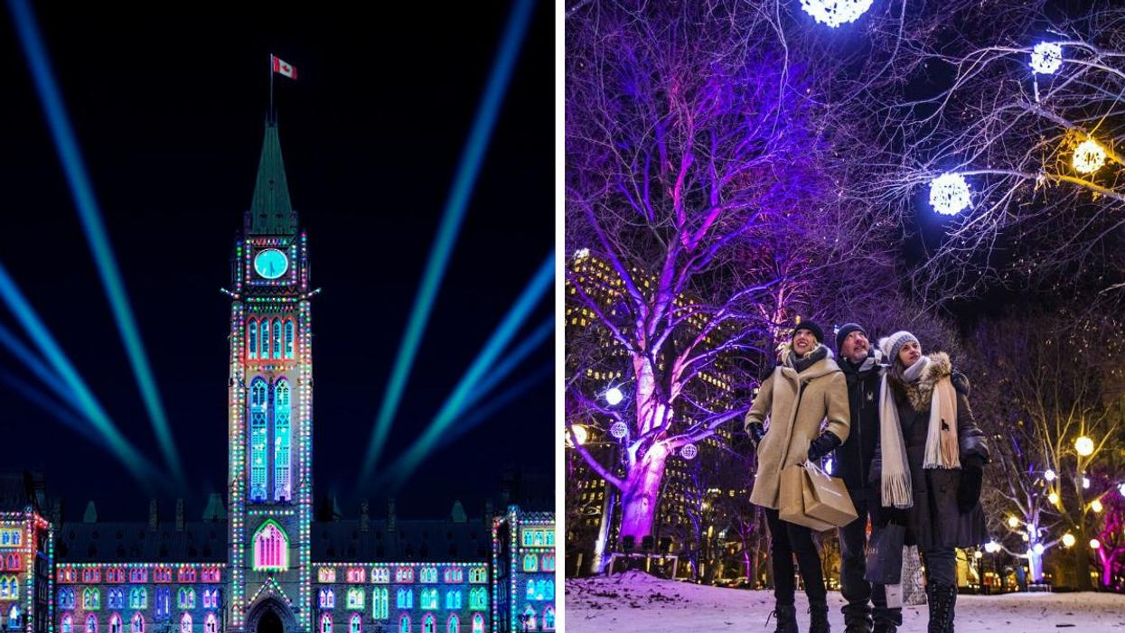 Ottawa Is Getting A New Holiday Show On Parliament Hill & A Pathway Of Lights