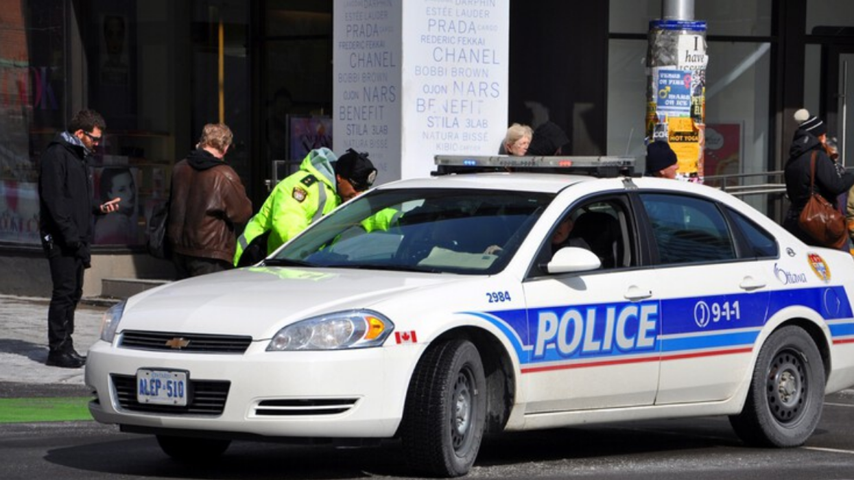Ottawa Police Service car.