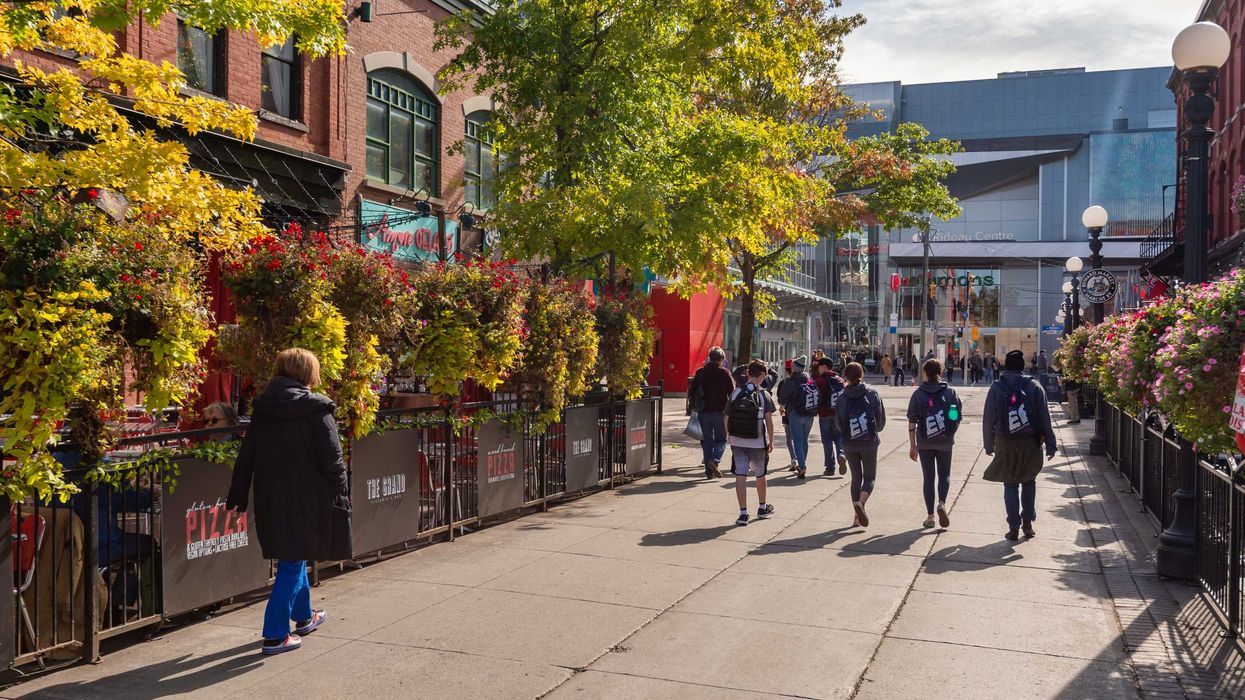 Ottawa's ByWard Market on an October day.