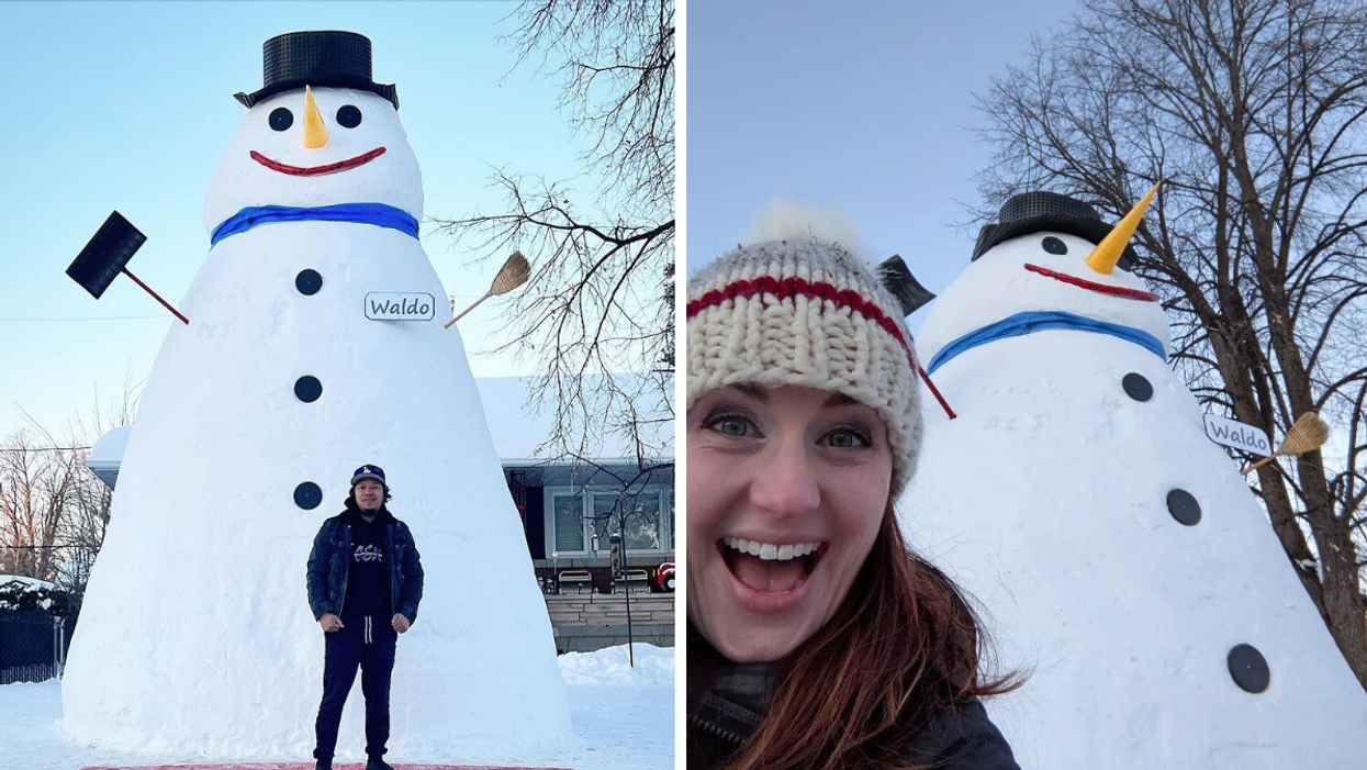 Ottawa's Giant Snowman 'Waldo' Has Moved & This Is Where You Can Find Him