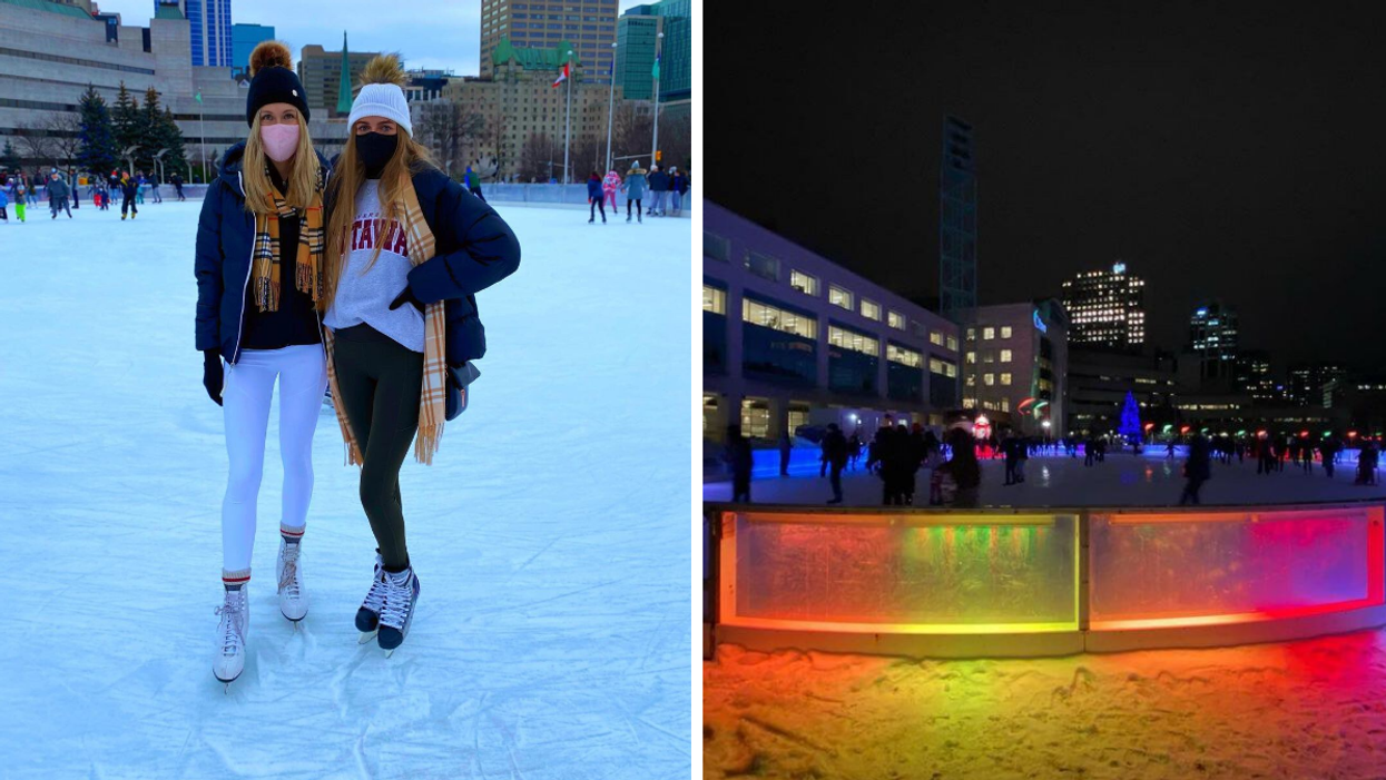 Ottawa's 'Rink Of Dreams' Is Finally Open & You Can Glide Around A Glowing Paradise