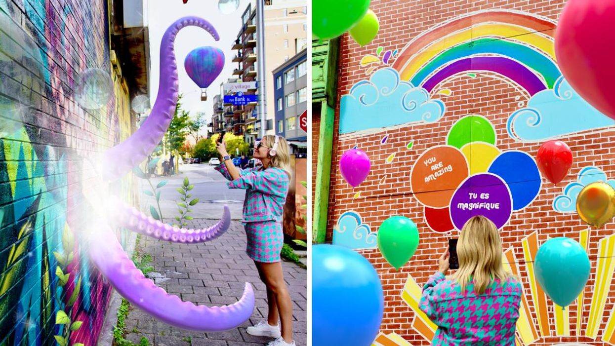 Ottawa’s Bank Street Is Coming Alive With A Magical Augmented Reality Exhibit (VIDEO)