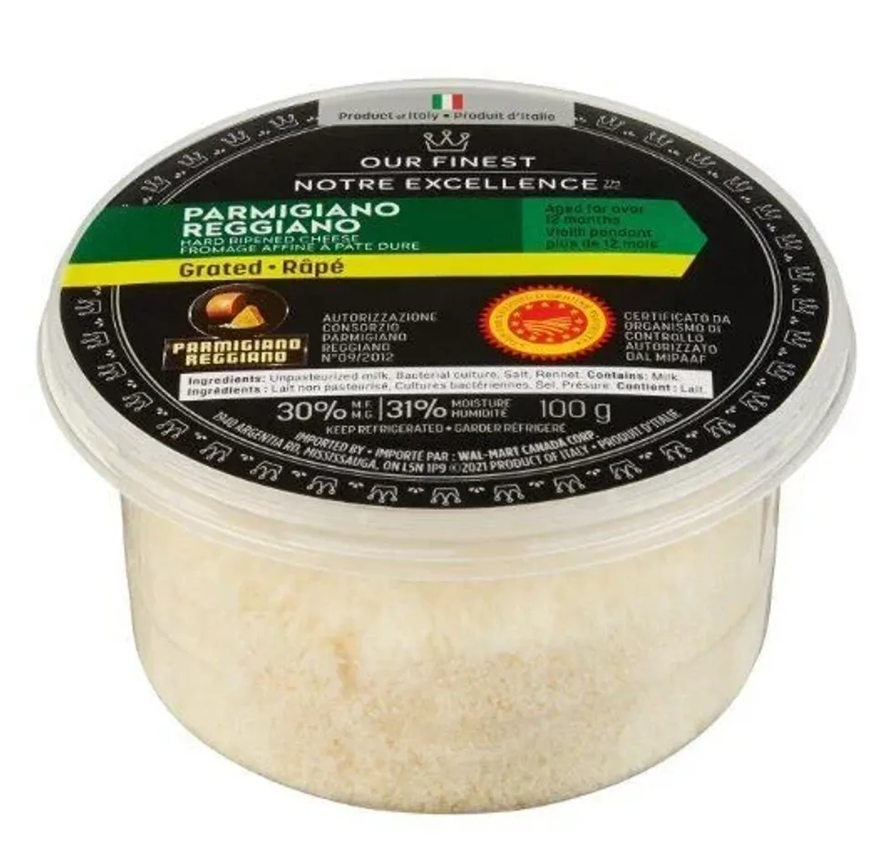 Our Finest Parmigiano Reggiano Grated, 100 g.